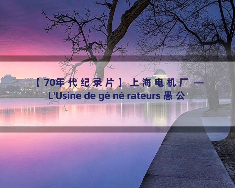 【70年代纪录片】上海电机厂 — L'Usine de générateurs 愚公移山_流畅 360P