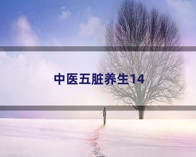中医五脏养生14
