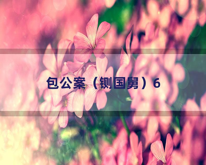 包公案（铡国舅）6