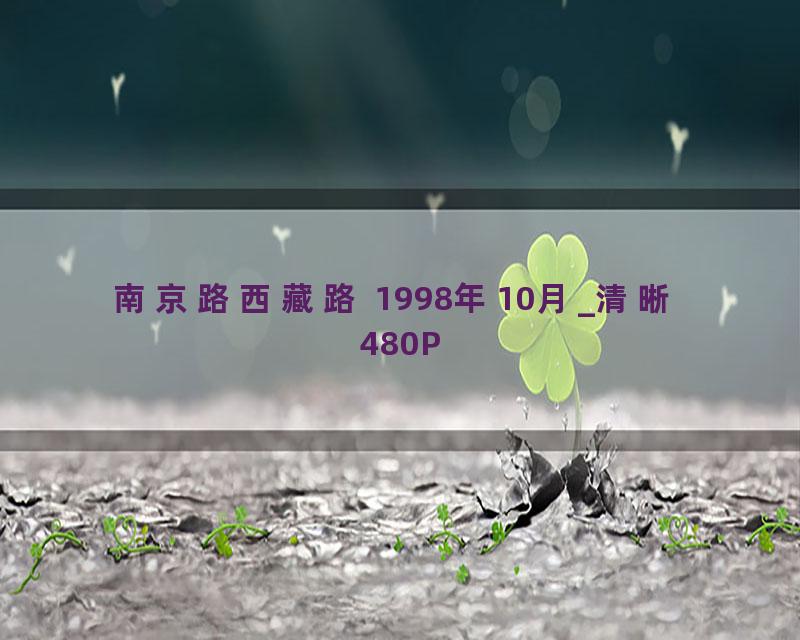南京路西藏路 1998年10月_清晰 480P