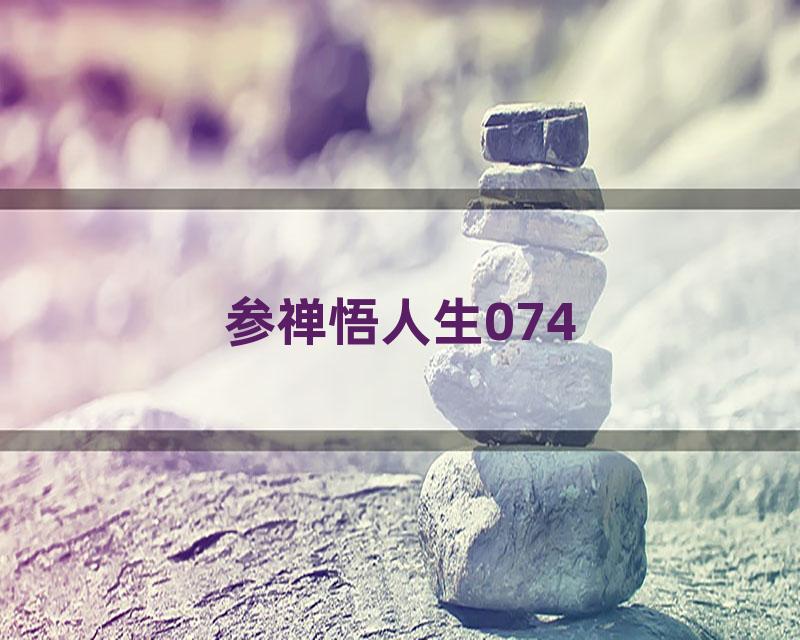 参禅悟人生074