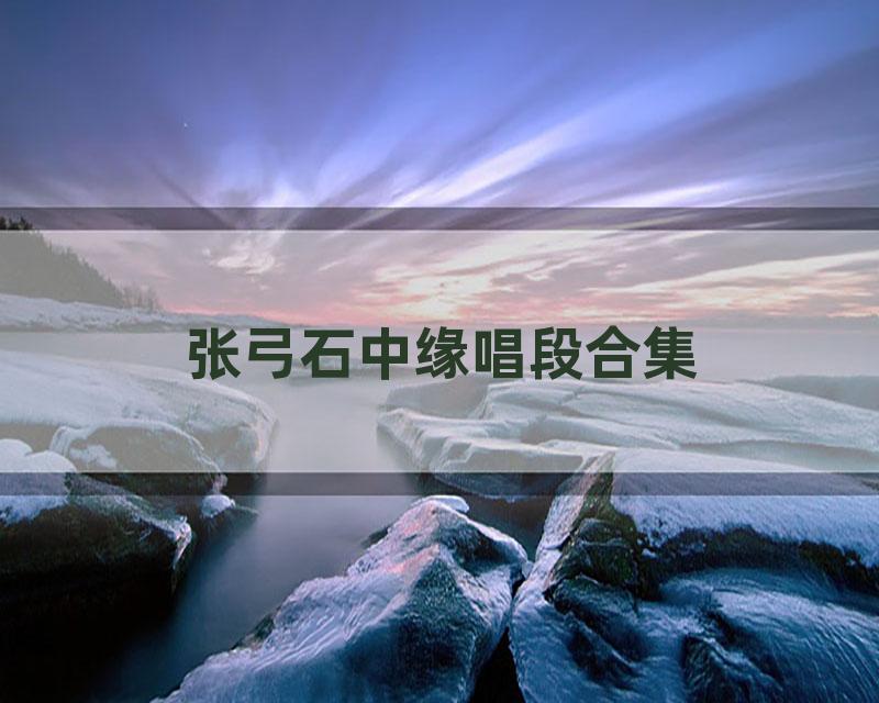 张弓石中缘唱段合集