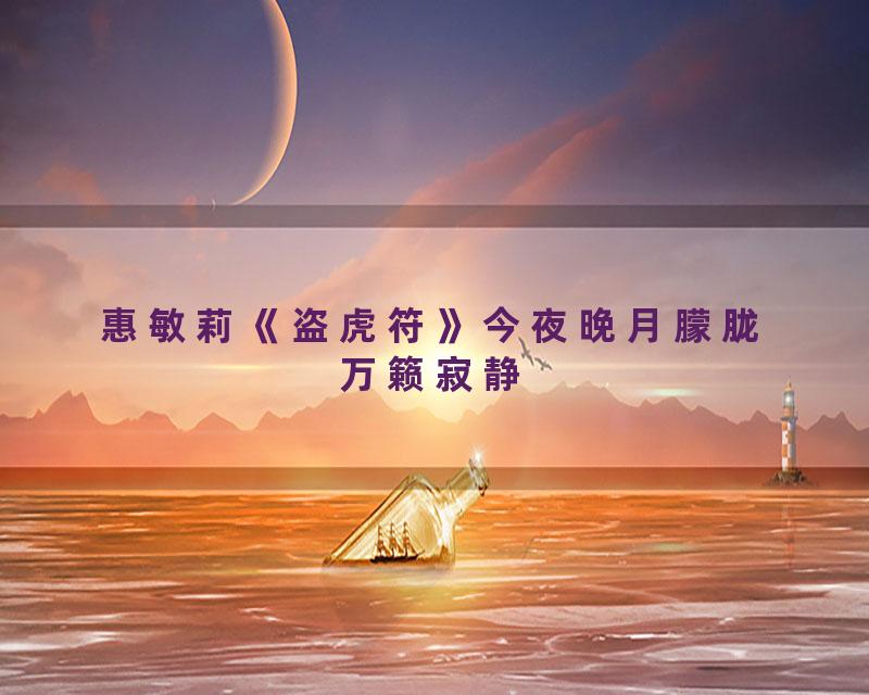 惠敏莉《盗虎符》今夜晚月朦胧万籁寂静