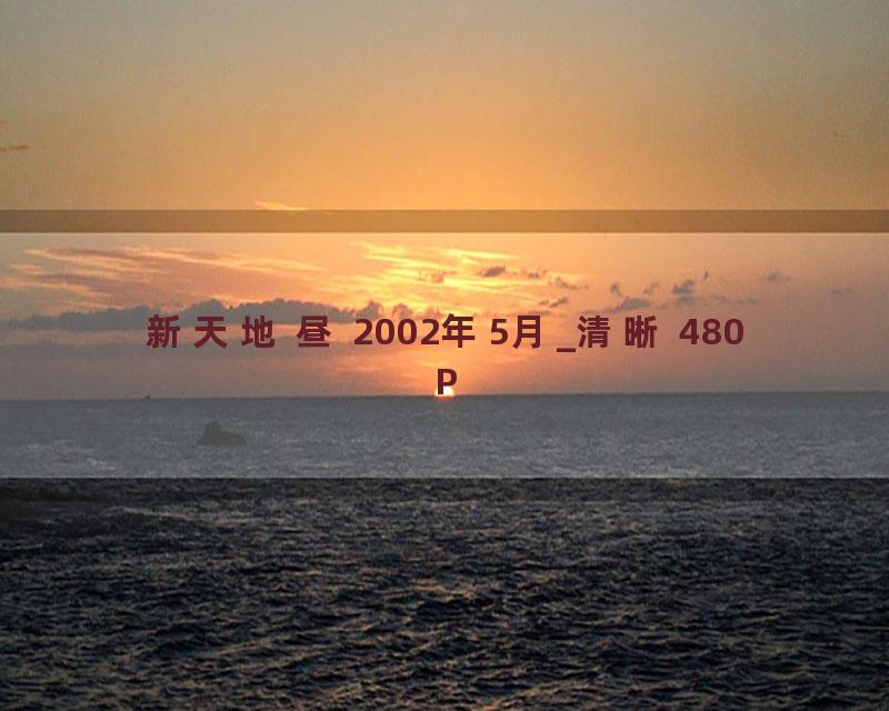 新天地 昼 2002年5月_清晰 480P