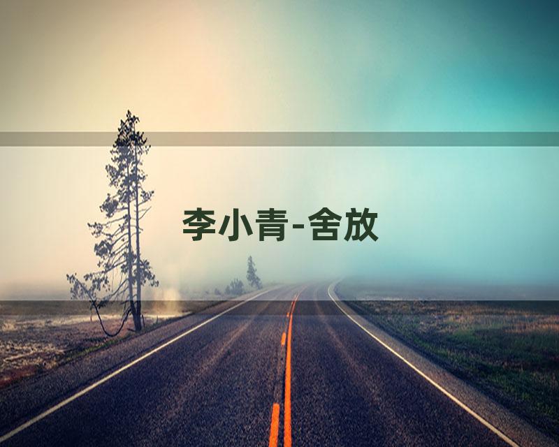 李小青-舍放