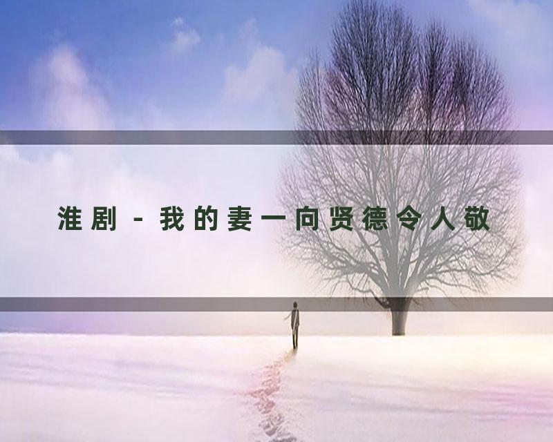淮剧－我的妻一向贤德令人敬