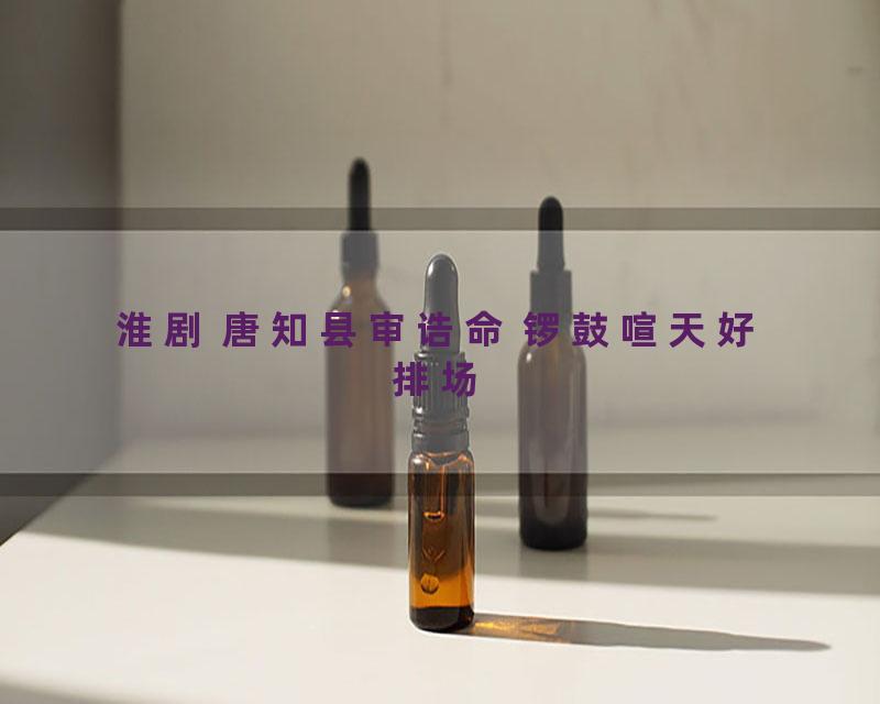 淮剧 唐知县审诰命 锣鼓喧天好排场