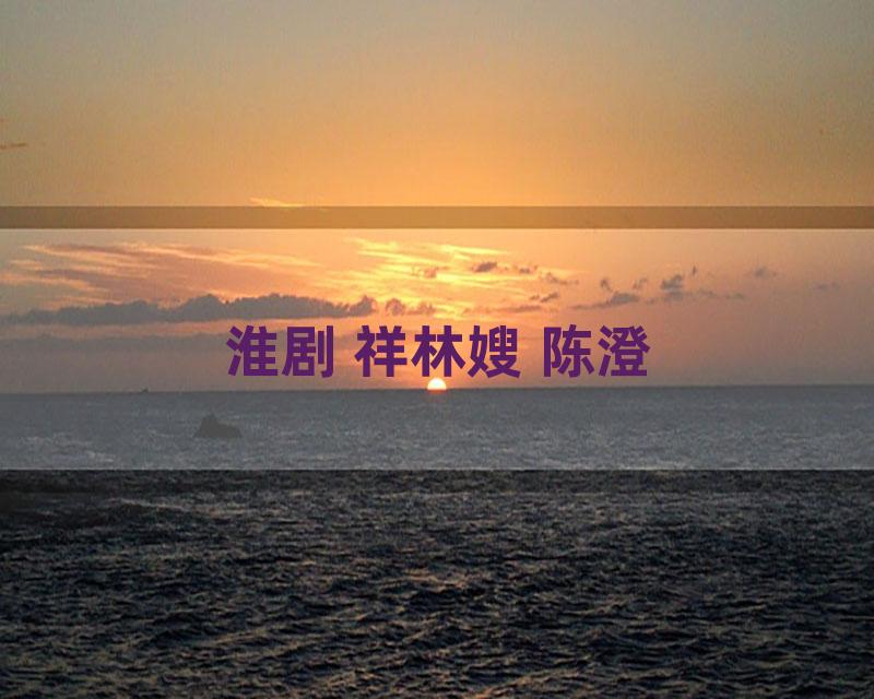 淮剧 祥林嫂 陈澄