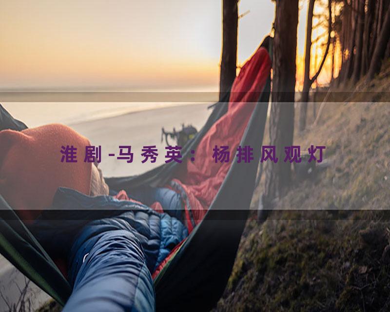 淮剧-马秀英：杨排风观灯