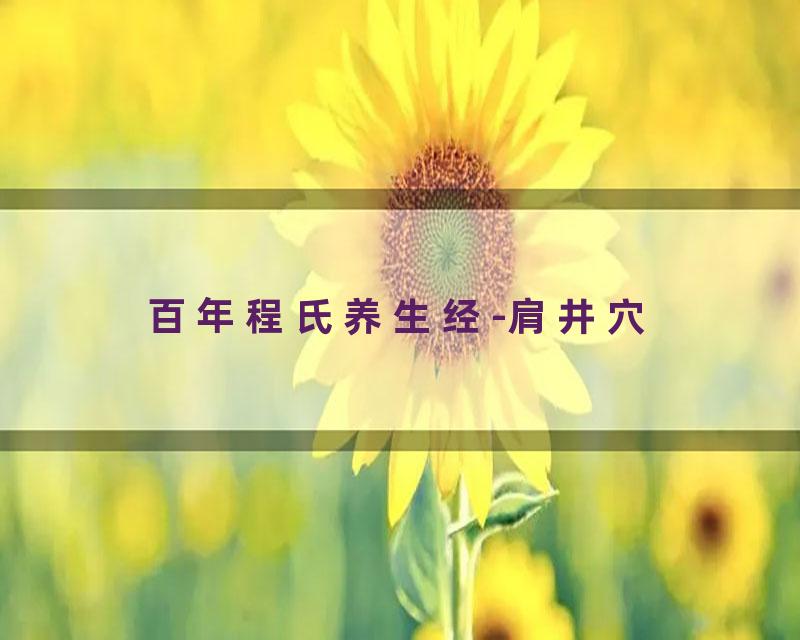 百年程氏养生经-肩井穴