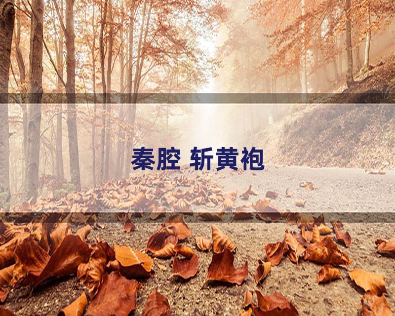 秦腔 斩黄袍