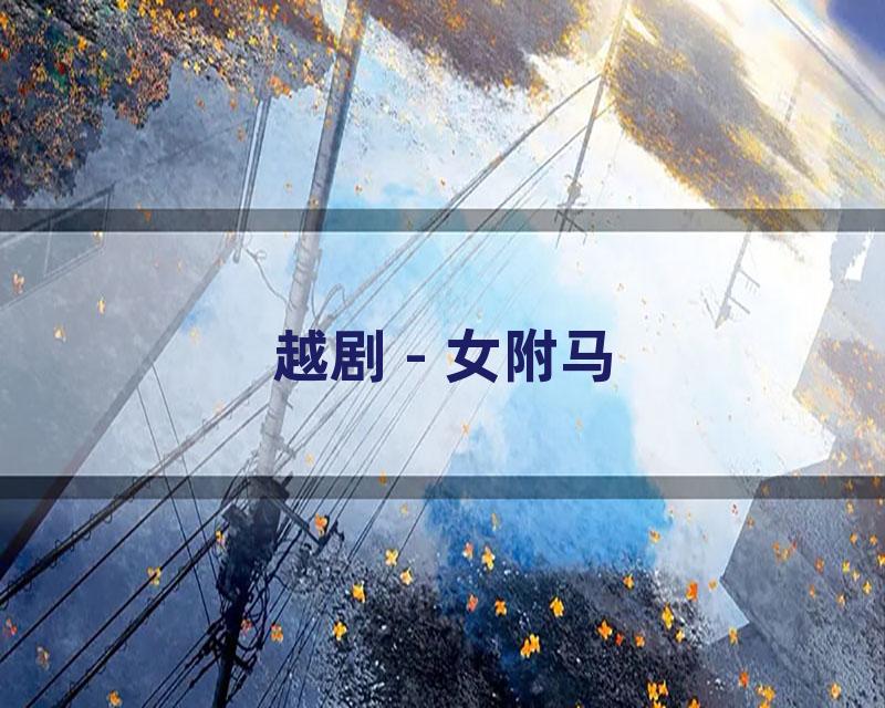 越剧 - 女附马