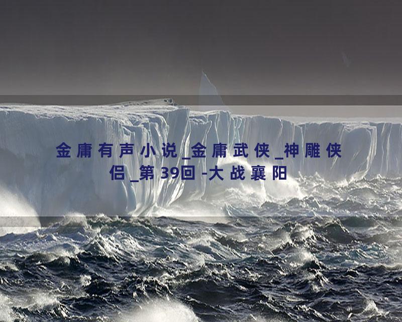 金庸有声小说_金庸武侠_神雕侠侣_第39回-大战襄阳
