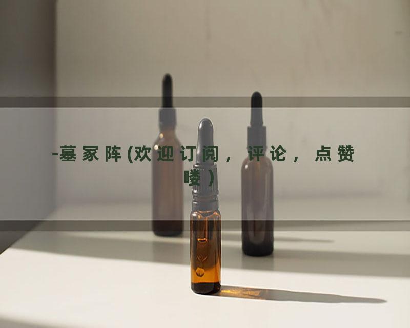 -墓冢阵(欢迎订阅，评论，点赞喽）