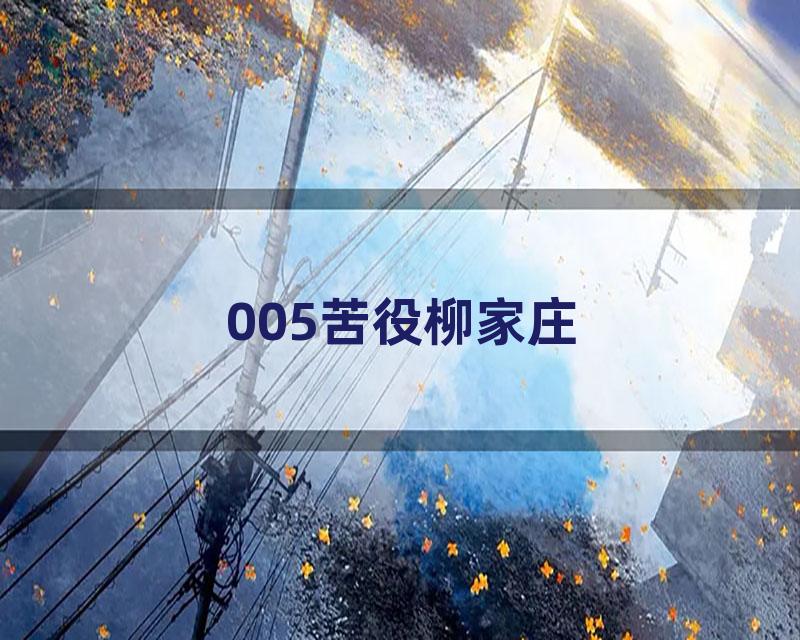 005苦役柳家庄