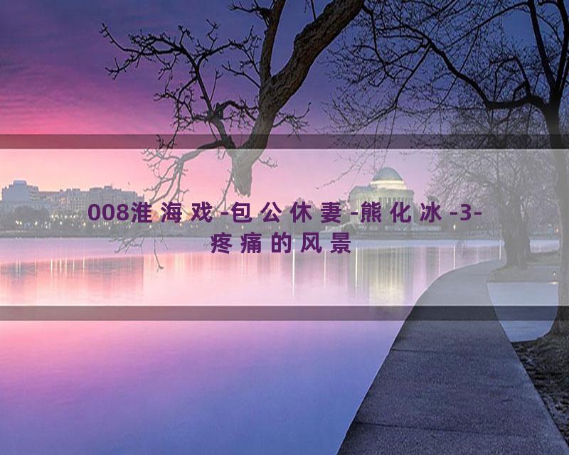 008淮海戏-包公休妻-熊化冰-3-疼痛的风景