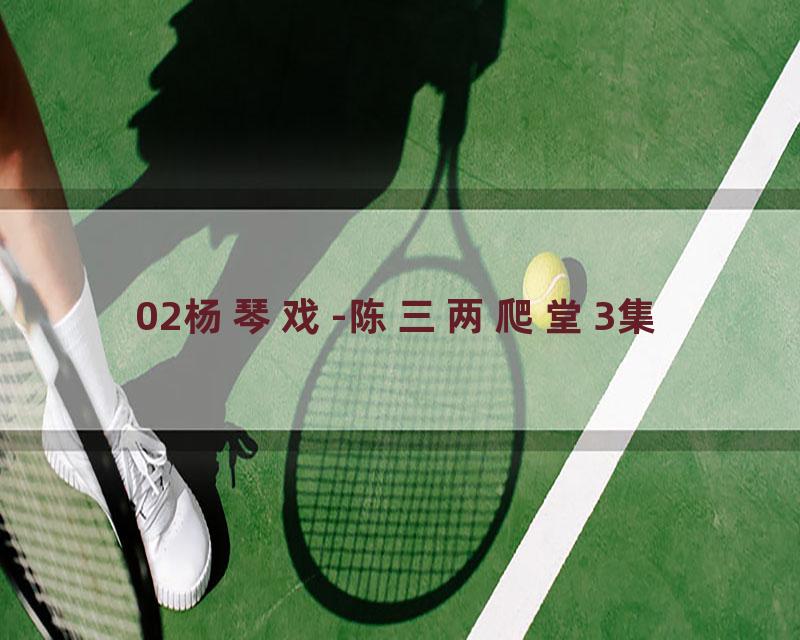 02杨琴戏-陈三两爬堂3集