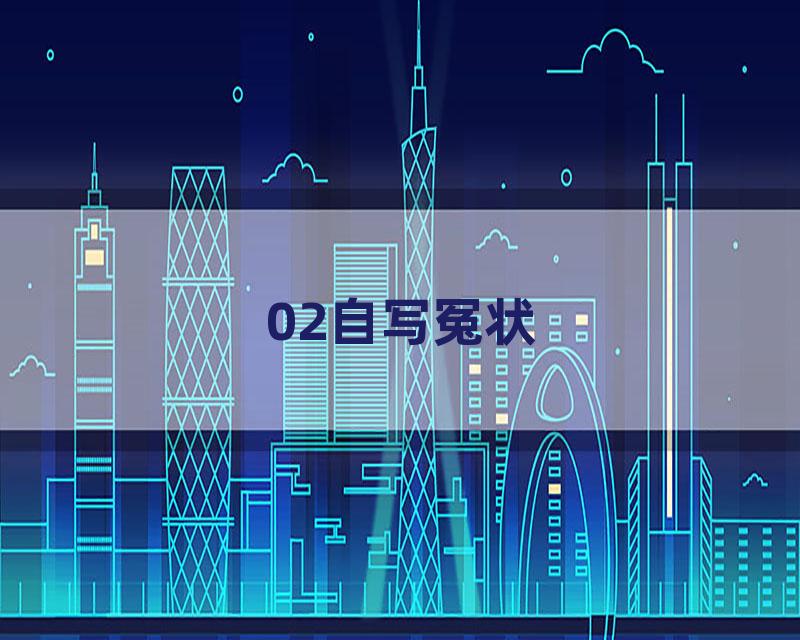 02自写冤状