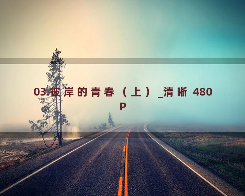 03.彼岸的青春（上）_清晰 480P