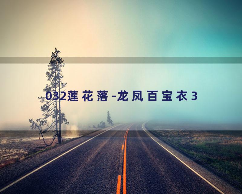 032莲花落-龙凤百宝衣3