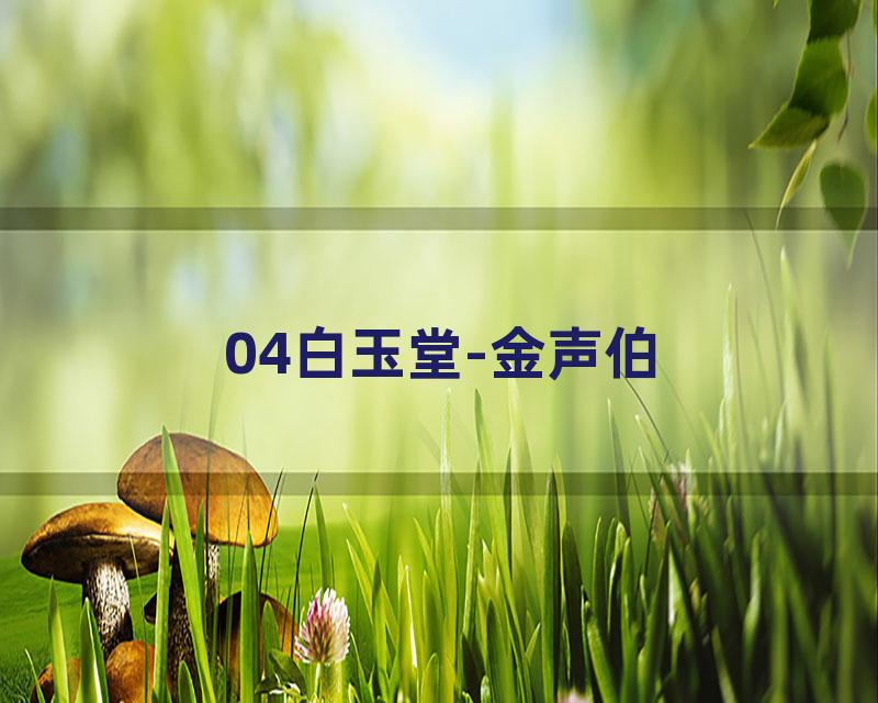 04白玉堂-金声伯
