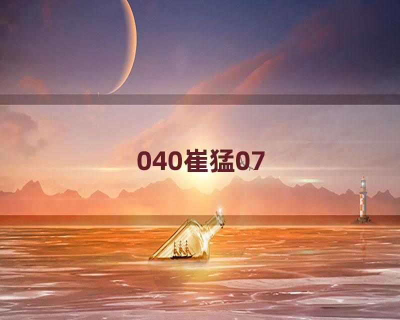 040崔猛07