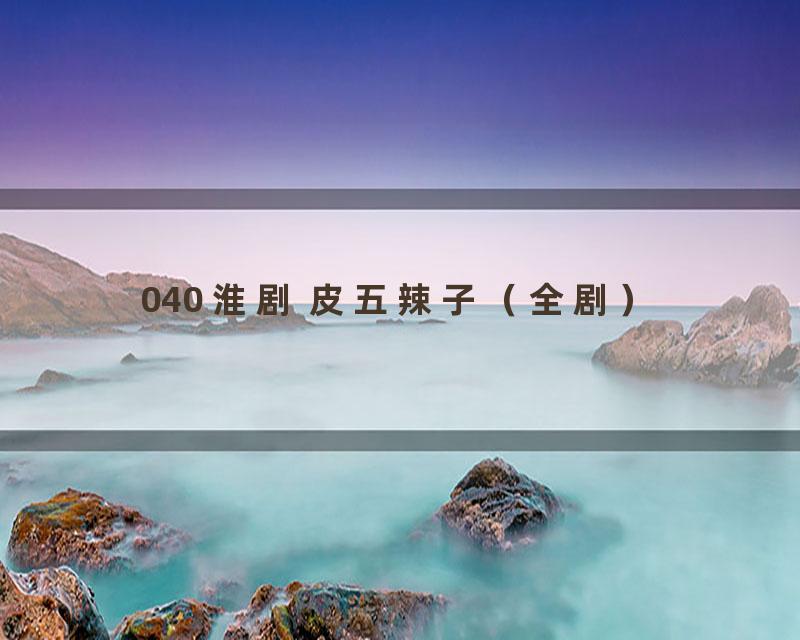 040 淮剧 皮五辣子（全剧）