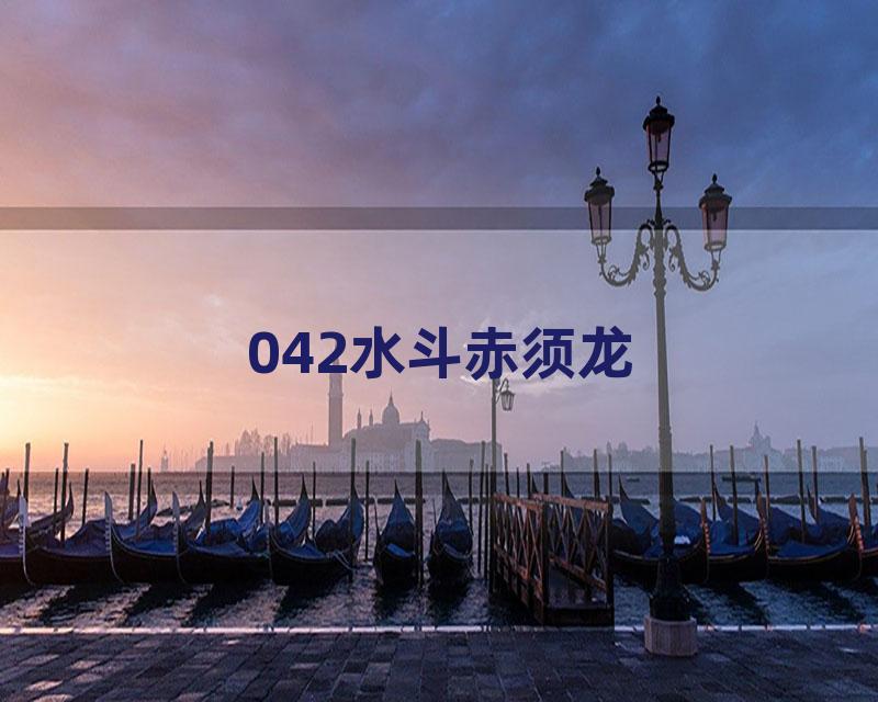 042水斗赤须龙