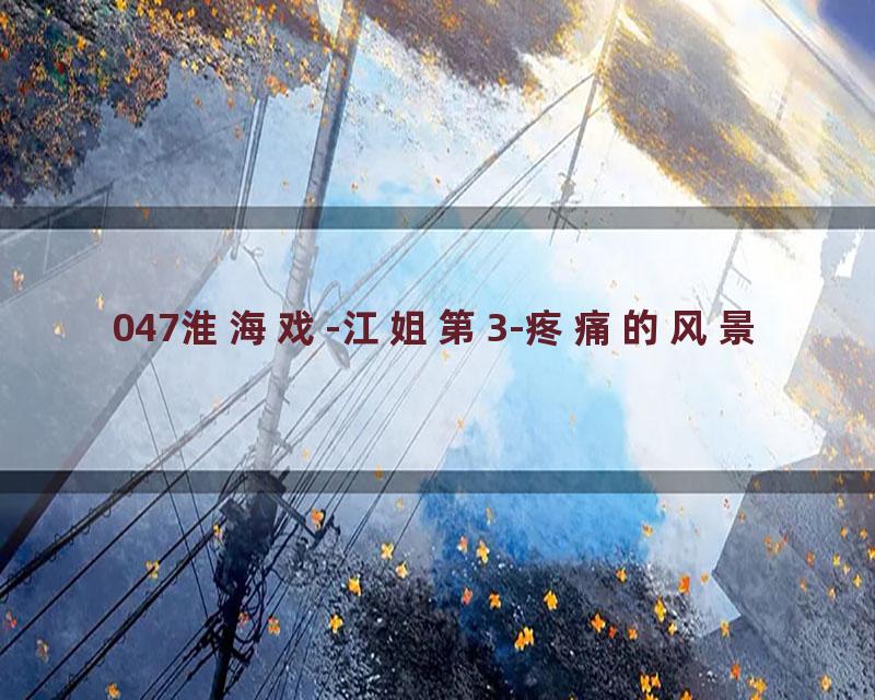 047淮海戏-江姐第3-疼痛的风景