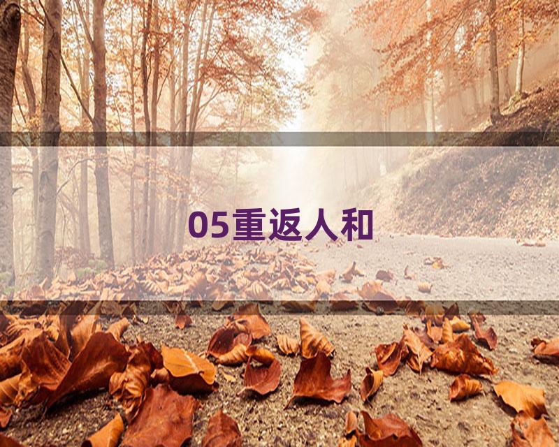 05重返人和