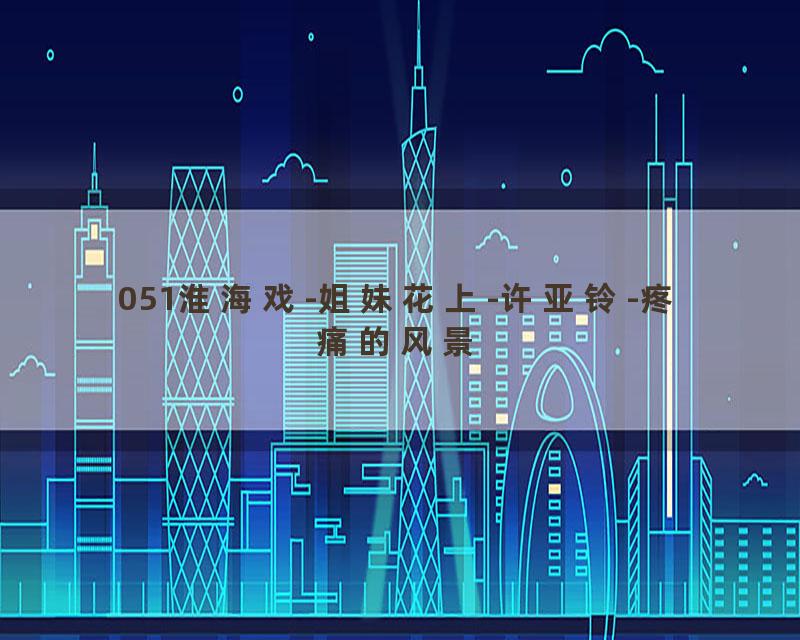 051淮海戏-姐妹花上-许亚铃-疼痛的风景