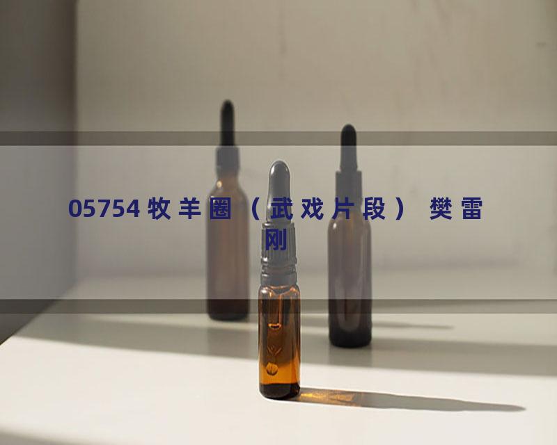 05754 牧羊圈（武戏片段） 樊雷刚