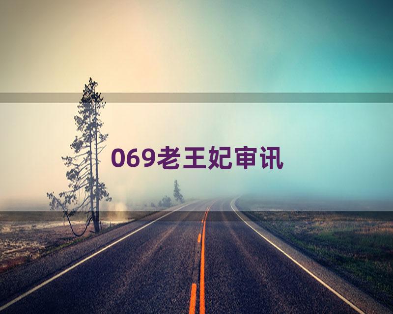 069老王妃审讯
