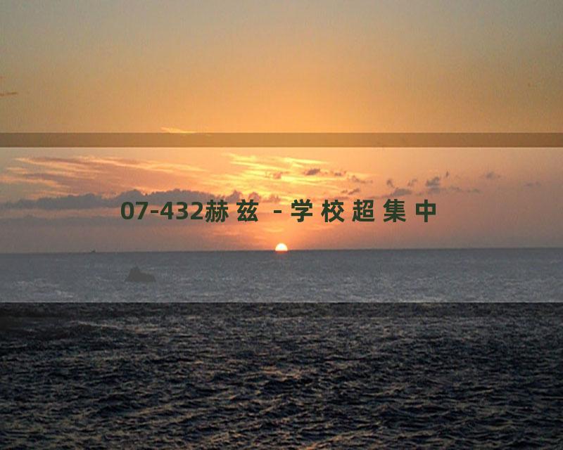 07-432赫兹 - 学校超集中