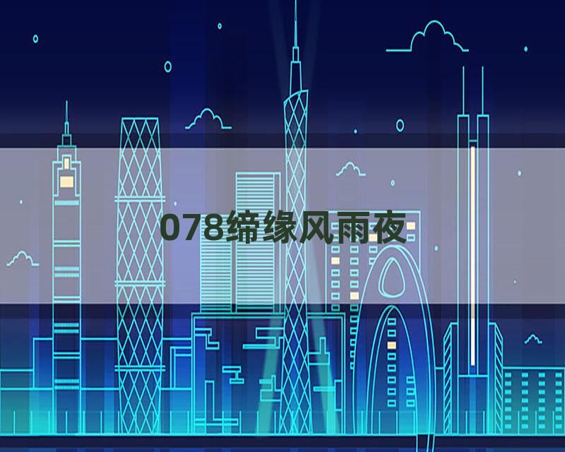 078缔缘风雨夜
