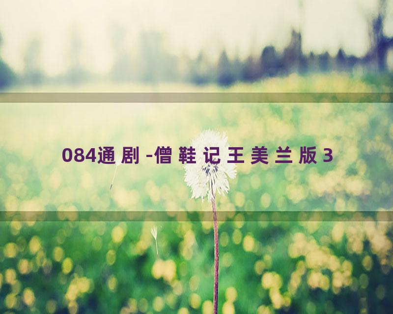 084通剧-僧鞋记王美兰版3