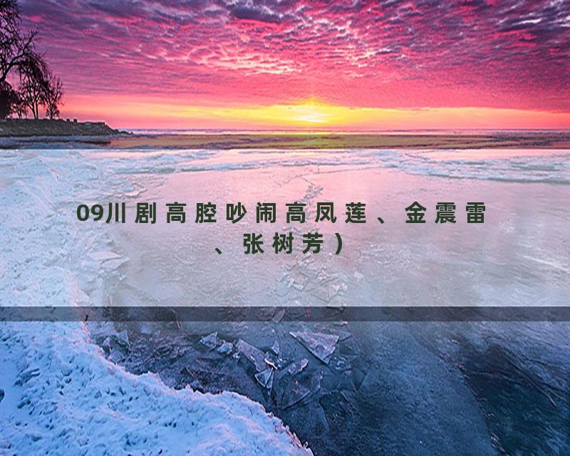 09川剧高腔吵闹高凤莲、金震雷、张树芳）