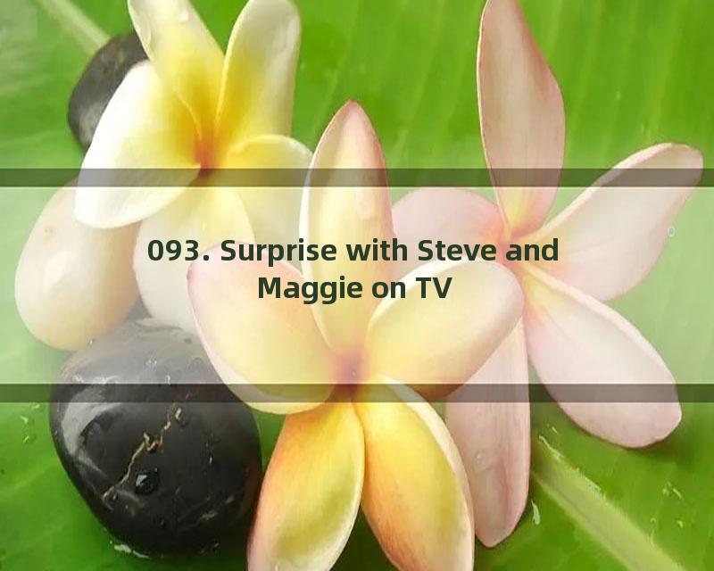 093. Surprise with Steve and Maggie on TV   More  Funny Stories for Kids  ESL Story Time with Wow TV