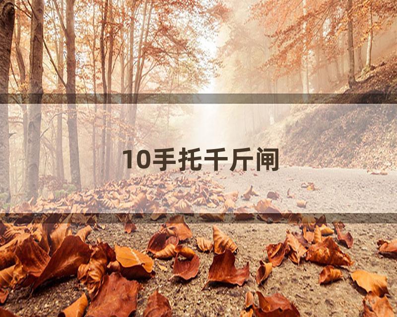10手托千斤闸