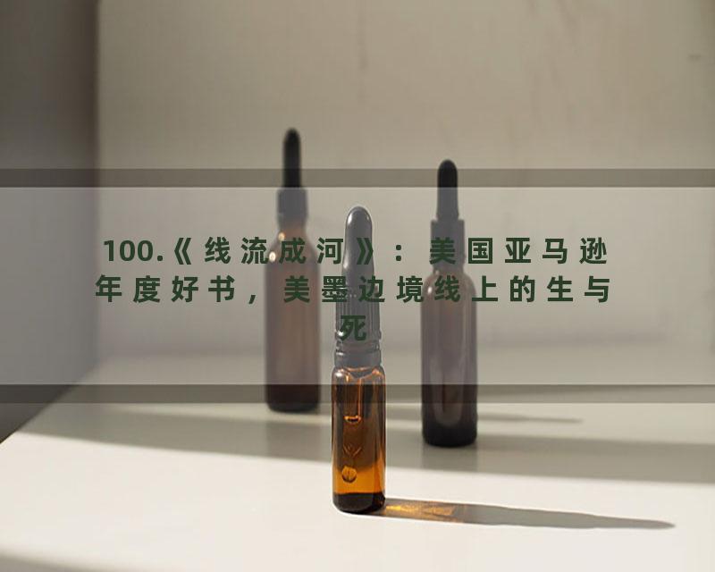 100.《线流成河》：美国亚马逊年度好书，美墨边境线上的生与死
