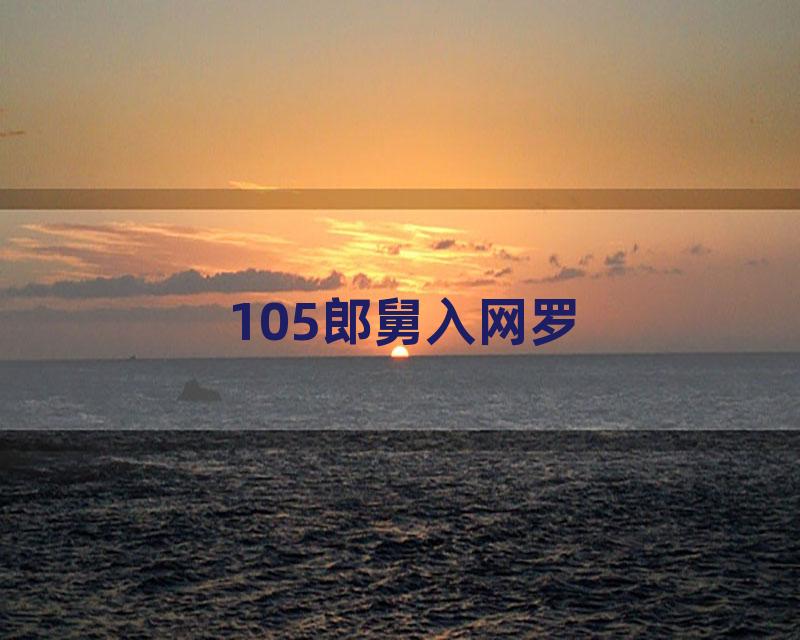 105郎舅入网罗