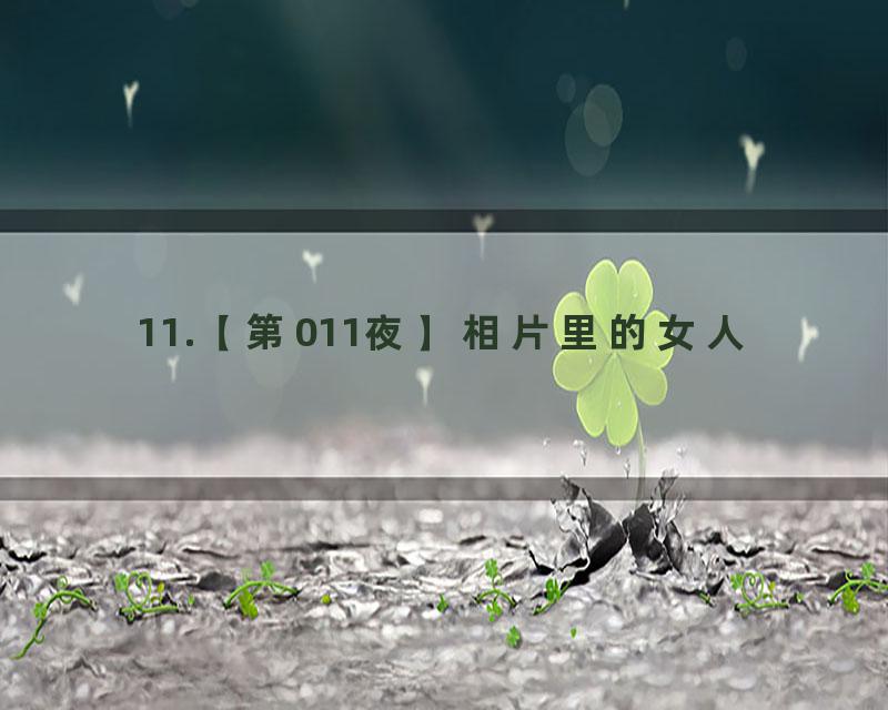 11.【第011夜】相片里的女人