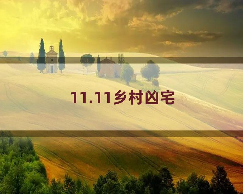 11.11乡村凶宅
