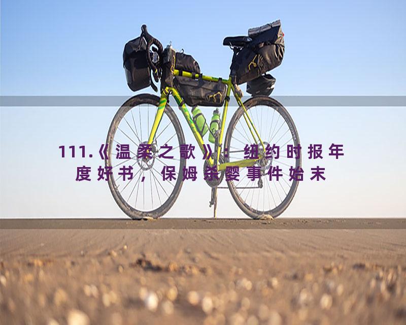 111.《温柔之歌》：纽约时报年度好书，保姆杀婴事件始末