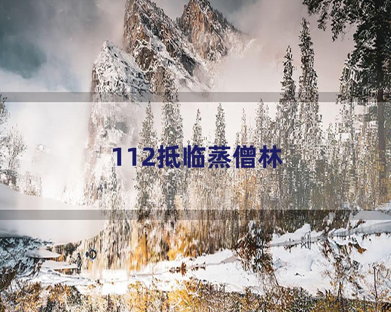 112抵临蒸僧林