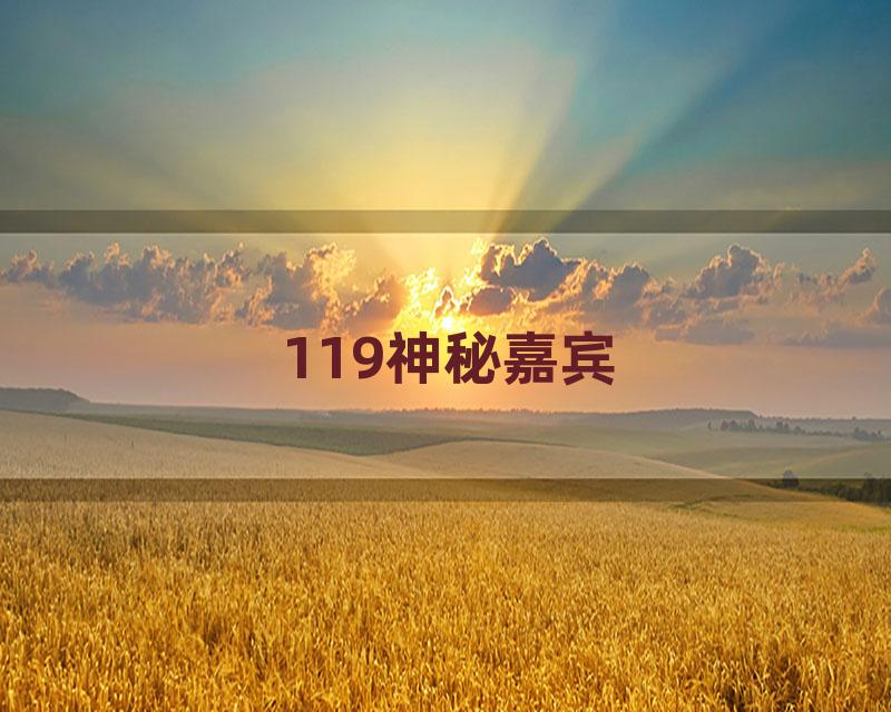 119神秘嘉宾