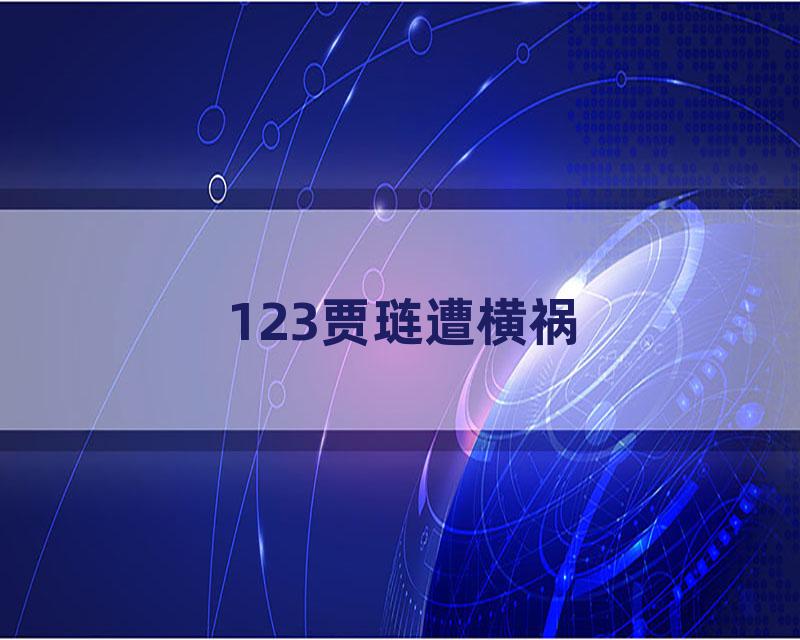 123贾琏遭横祸