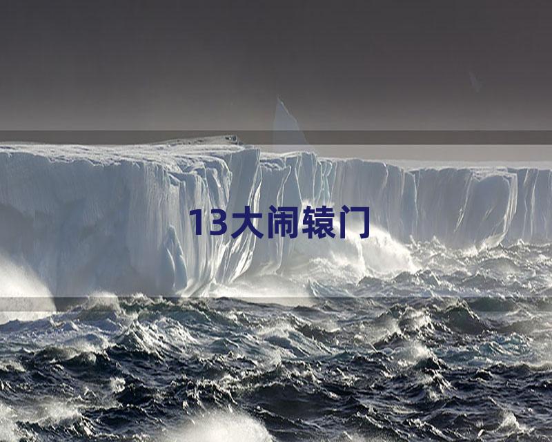 13大闹辕门