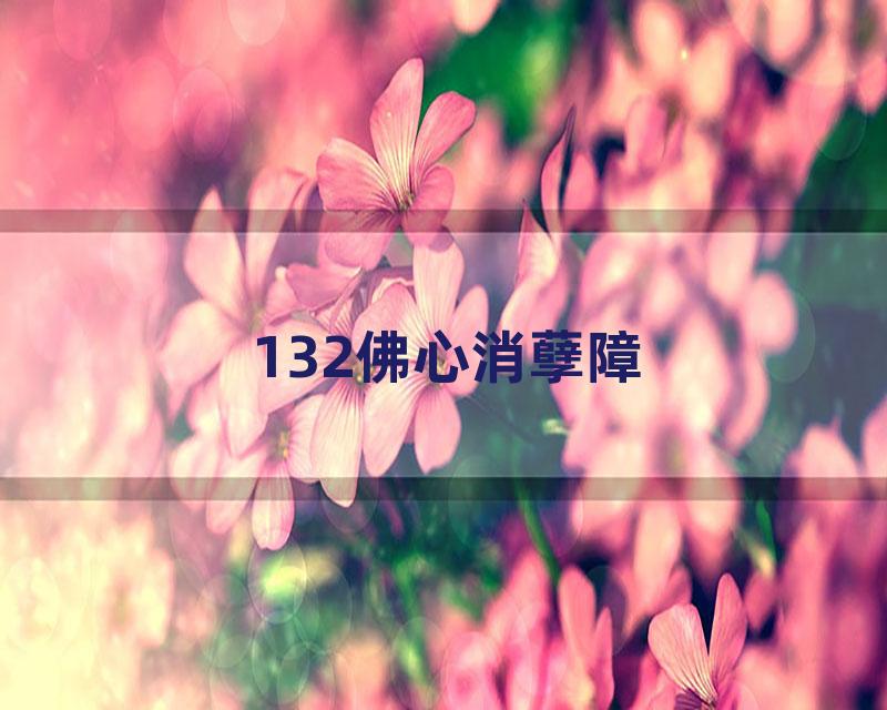 132佛心消孽障