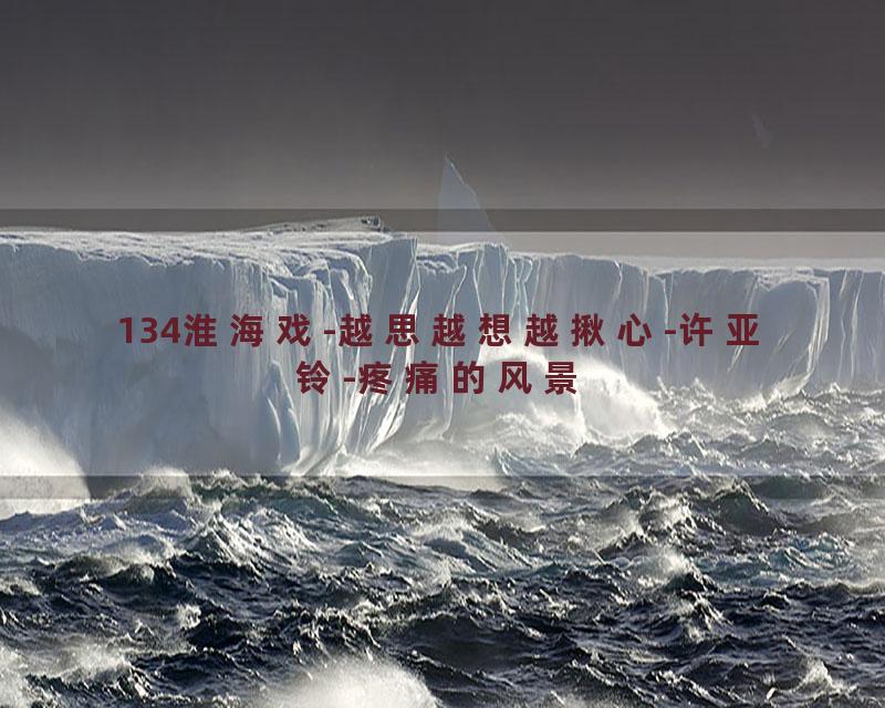 134淮海戏-越思越想越揪心-许亚铃-疼痛的风景